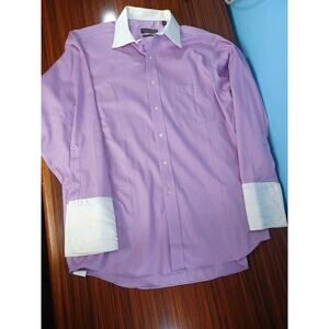 Donald Trump Signature Collection Long Sleeve Dress Shirt Purple/Lilac 16.5